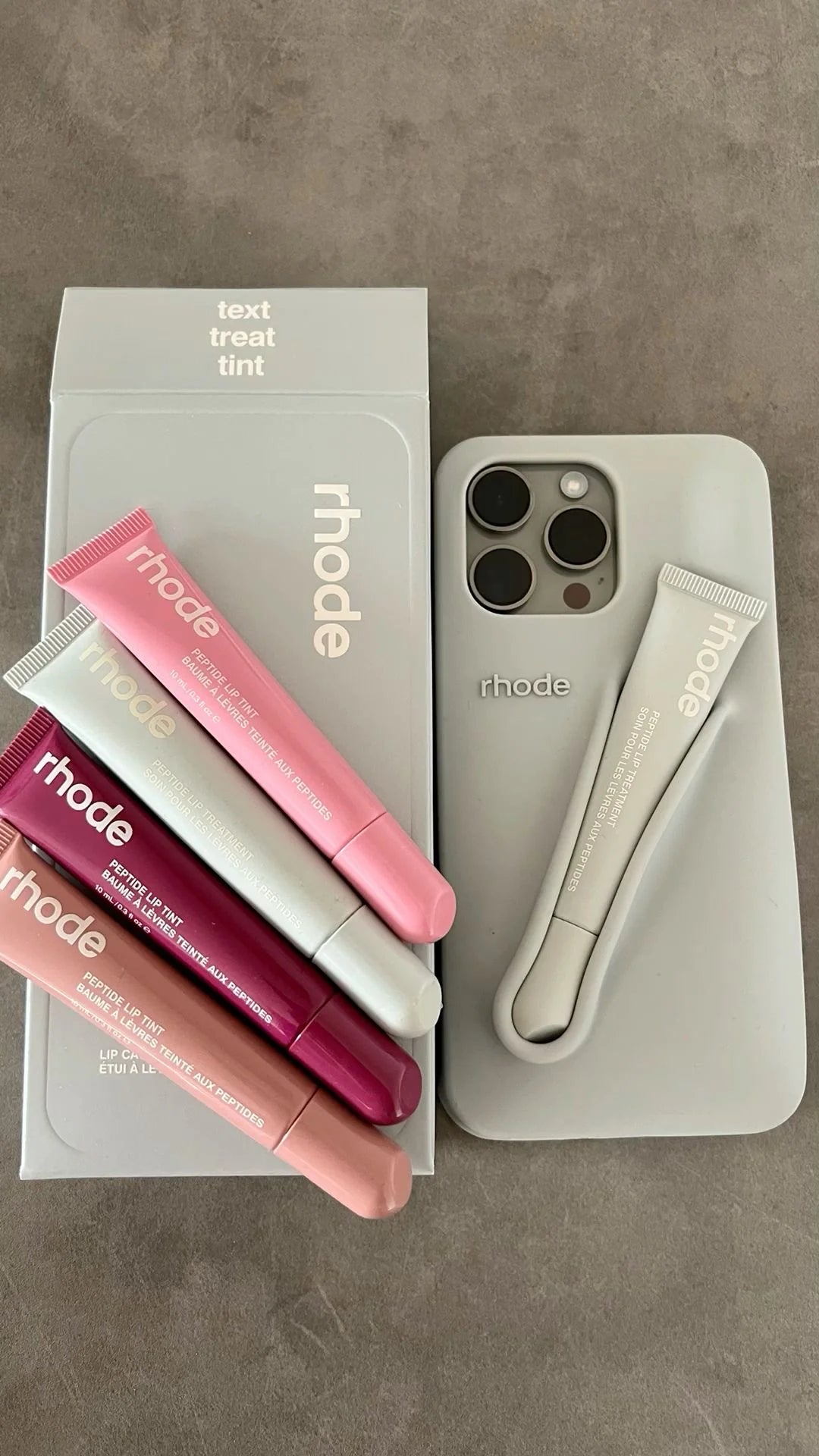 Rhode Peptide Lip Tint + Carry Case
