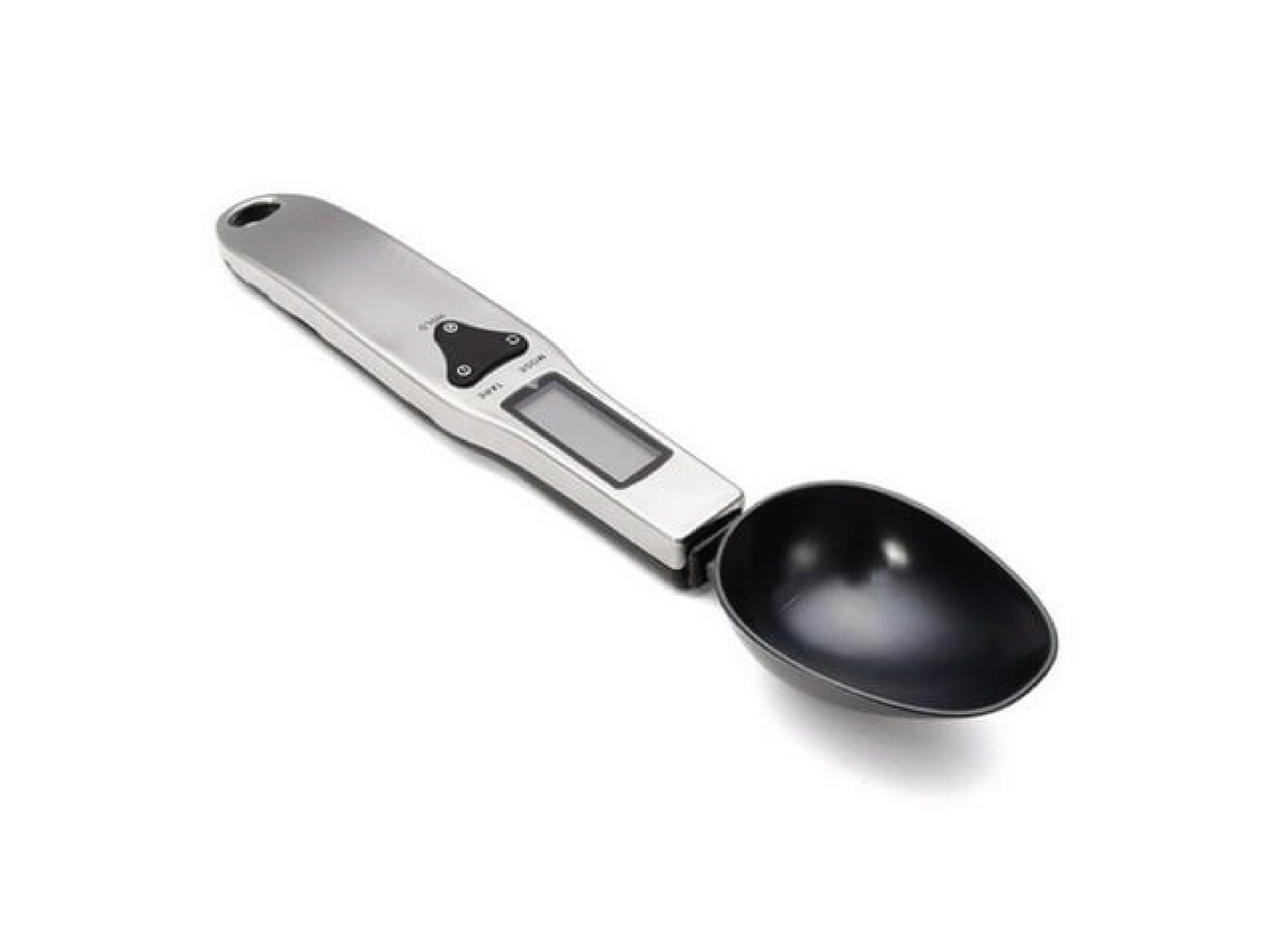 This digital measuring spoon provides precise measurements with an LCD display and tare function.
