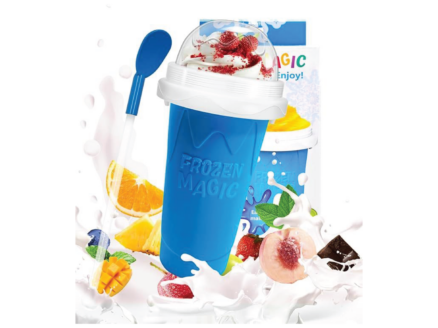 Ideal for creating fun, customizable frozen treats at home.